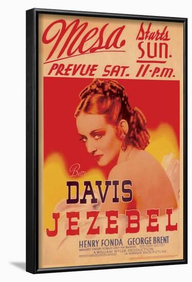 Jezebel, 1938-null-Framed Art Print