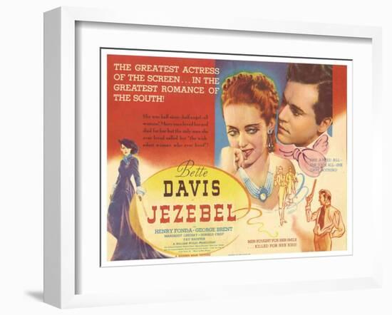 Jezebel, 1938-null-Framed Art Print