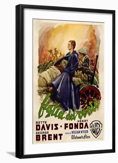 Jezebel, Italian Movie Poster, 1938-null-Framed Art Print