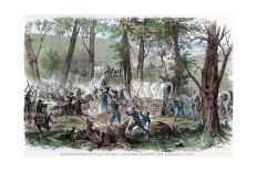 Wheeler's Confederate Cavalry Capturing a Supply Train Near Jasper, Tennessee, C1863-JFE Hillen-Giclee Print