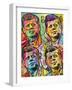 JFk 4 up-Dean Russo -Exclusive-Framed Giclee Print