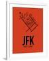 JFK New York Airport Orange-NaxArt-Framed Art Print