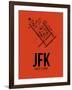 JFK New York Airport Orange-NaxArt-Framed Art Print