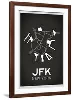 JFK New York Airport-null-Framed Art Print