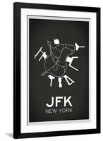 JFK New York Airport-null-Framed Art Print