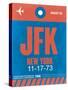 JFK New York Luggage Tag 1-NaxArt-Stretched Canvas