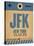 JFK New York Luggage Tag 2-NaxArt-Stretched Canvas