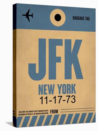 JFK New York Luggage Tag 2-NaxArt-Stretched Canvas