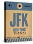 JFK New York Luggage Tag 2-NaxArt-Stretched Canvas