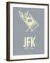 Jfk New York Poster 1-NaxArt-Framed Art Print