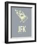 Jfk New York Poster 1-NaxArt-Framed Art Print