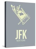 Jfk New York Poster 1-NaxArt-Stretched Canvas