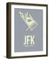 Jfk New York Poster 1-NaxArt-Framed Art Print