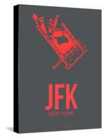 Jfk New York Poster 2-NaxArt-Stretched Canvas