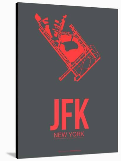 Jfk New York Poster 2-NaxArt-Stretched Canvas