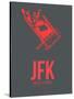 Jfk New York Poster 2-NaxArt-Stretched Canvas