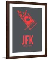 Jfk New York Poster 2-NaxArt-Framed Art Print