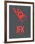 Jfk New York Poster 2-NaxArt-Framed Art Print