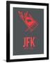 Jfk New York Poster 2-NaxArt-Framed Art Print