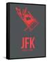 Jfk New York Poster 2-NaxArt-Framed Stretched Canvas