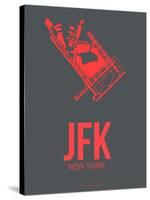 Jfk New York Poster 2-NaxArt-Stretched Canvas