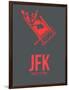 Jfk New York Poster 2-NaxArt-Framed Art Print