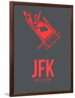 Jfk New York Poster 2-NaxArt-Framed Art Print