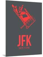 Jfk New York Poster 2-NaxArt-Mounted Art Print