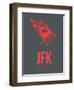 Jfk New York Poster 2-NaxArt-Framed Art Print