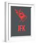 Jfk New York Poster 2-NaxArt-Framed Art Print