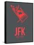 Jfk New York Poster 2-NaxArt-Framed Stretched Canvas