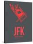 Jfk New York Poster 2-NaxArt-Stretched Canvas