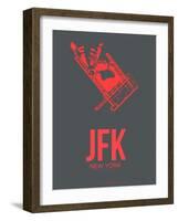 Jfk New York Poster 2-NaxArt-Framed Art Print