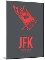 Jfk New York Poster 2-NaxArt-Mounted Art Print