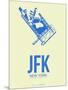 Jfk New York Poster 3-NaxArt-Mounted Art Print