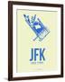 Jfk New York Poster 3-NaxArt-Framed Art Print