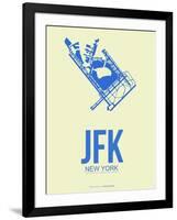Jfk New York Poster 3-NaxArt-Framed Art Print