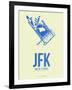 Jfk New York Poster 3-NaxArt-Framed Art Print