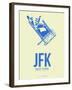 Jfk New York Poster 3-NaxArt-Framed Art Print
