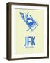 Jfk New York Poster 3-NaxArt-Framed Art Print