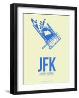 Jfk New York Poster 3-NaxArt-Framed Art Print