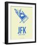 Jfk New York Poster 3-NaxArt-Framed Art Print