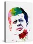 JFK Watercolor-Lora Feldman-Stretched Canvas