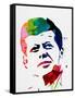 JFK Watercolor-Lora Feldman-Framed Stretched Canvas