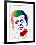 JFK Watercolor-Lora Feldman-Framed Art Print