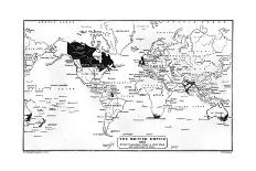 Map of the World Showing British Empire Possessions-J.g. Bartholomew-Photographic Print