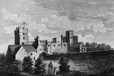 Naworth Castle, Cumbria-JG Wooding-Mounted Art Print