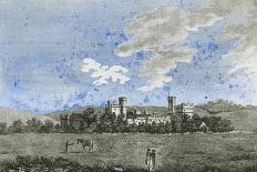Naworth Castle, Cumbria-JG Wooding-Mounted Art Print