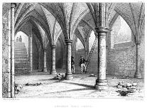 Interior of Christ Church Hall, Oxford University, C1830S-JH Le Keux-Framed Stretched Canvas