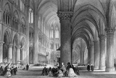 Paris, Notre Dame C1835-JH Le Keux-Art Print